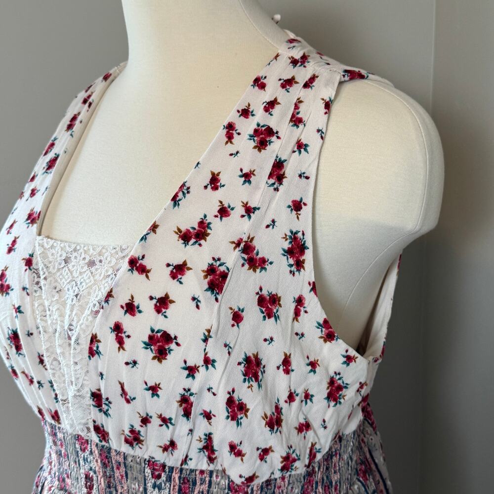 Torrid Floral Mixed-Print Dress - Picture 4 of 9